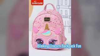Unicorn Blinking Backpack