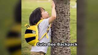 Cute Bee Backpack for Kids Durable EVA Shell
