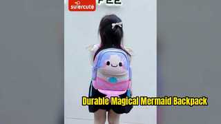 Mermaid-Themed Children's Backpack Made of Neoprene