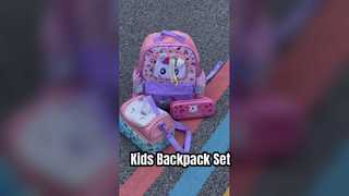 3 in 1 kids backpack set